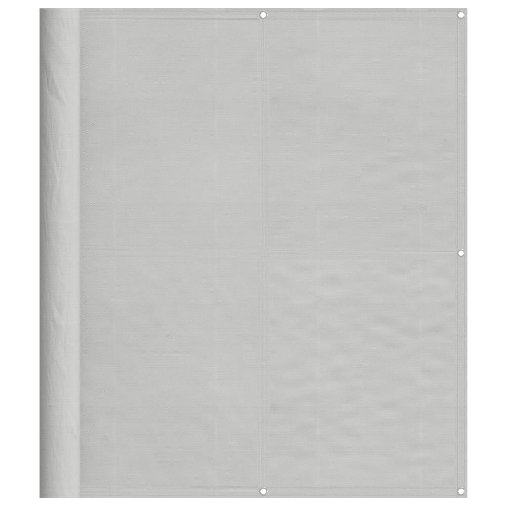Balkonscherm 120x700 cm 100% oxford polyester lichtgrijs