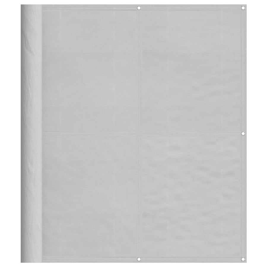 Balkonscherm 120x700 cm 100% oxford polyester lichtgrijs