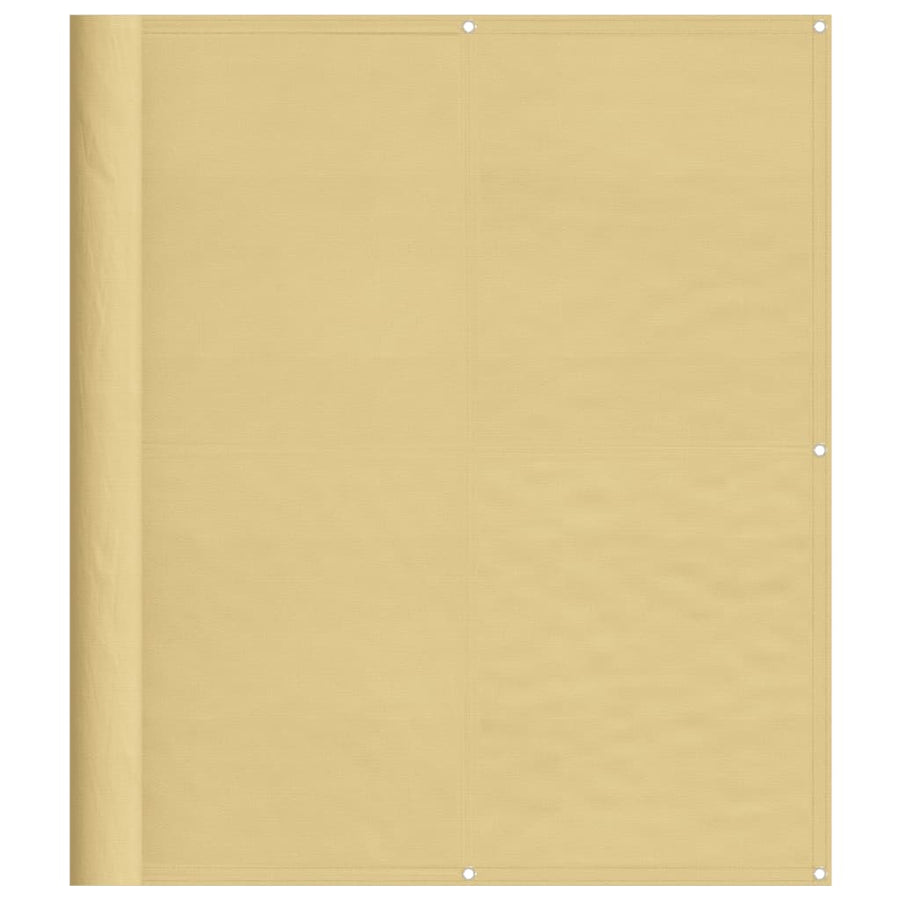 Balkonscherm 120x300 cm 100% oxford polyester zandkleurig