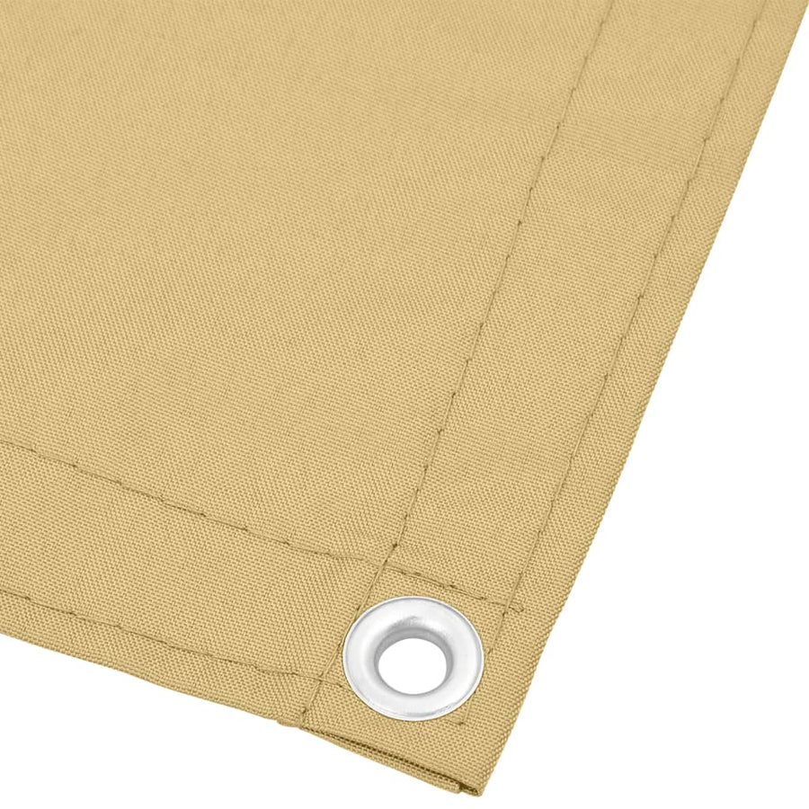 Balkonscherm 100% Oxford Polyester Kleurig Zand 120 x 700 cm