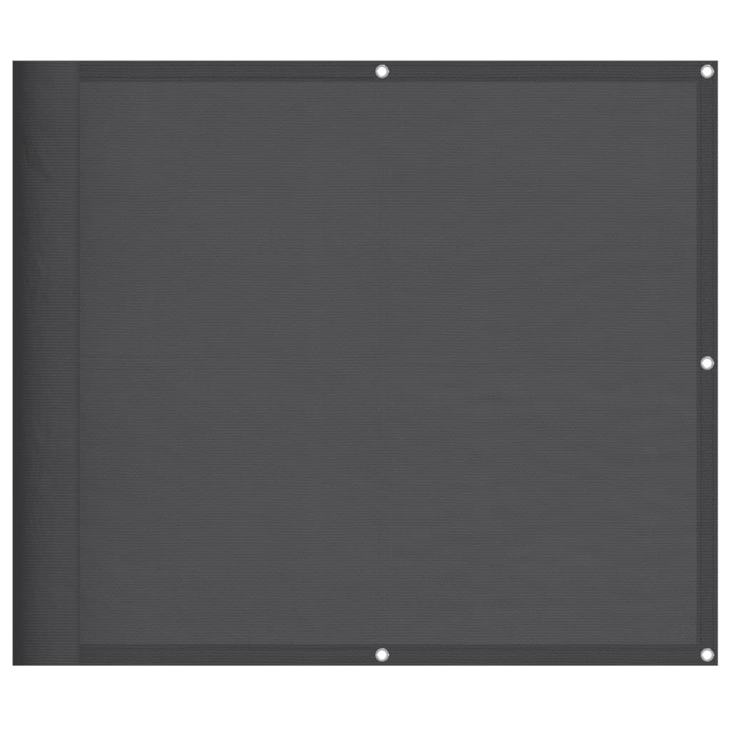 Balkonscherm 90X700 Cm 100% Polyester Oxford Antracietkleurig