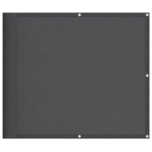 Balkonscherm 90X700 Cm 100% Polyester Oxford Antracietkleurig