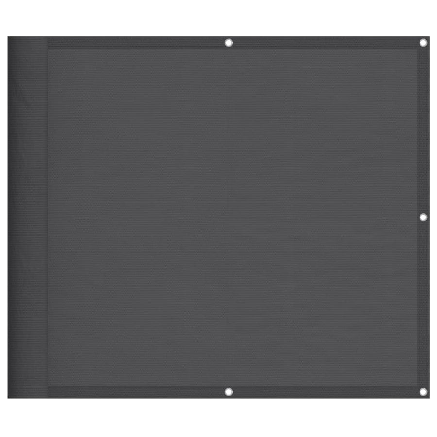 Balkonscherm 90X800 Cm 100% Polyester Oxford Antracietkleurig