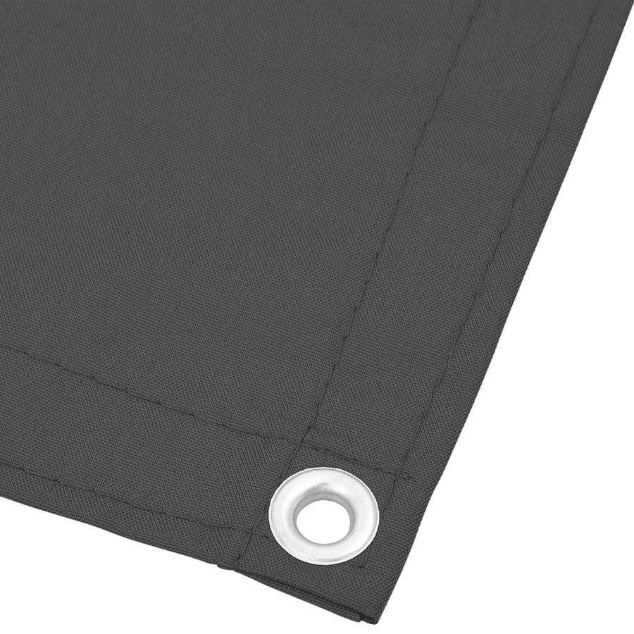 Balkonscherm 90X800 Cm 100% Polyester Oxford Antracietkleurig