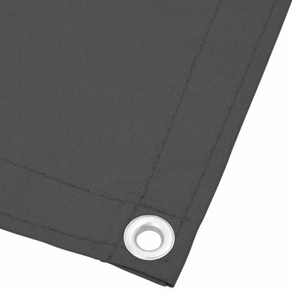 Balkonscherm 90X1000 Cm 100% Polyester Oxford Antracietkleurig
