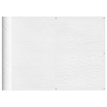 Balkonscherm 75X700 Cm 100% Polyester Oxford Wit