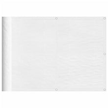 Balkonscherm 75X800 Cm 100% Polyester Oxford Wit