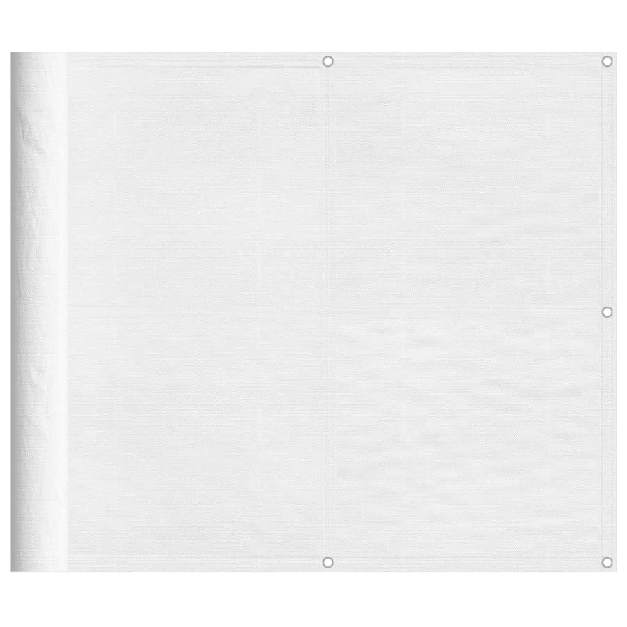 Balkonscherm 90X800 Cm 100% Polyester Oxford Wit