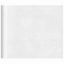 Balkonscherm 90X1000 Cm 100% Polyester Oxford Wit