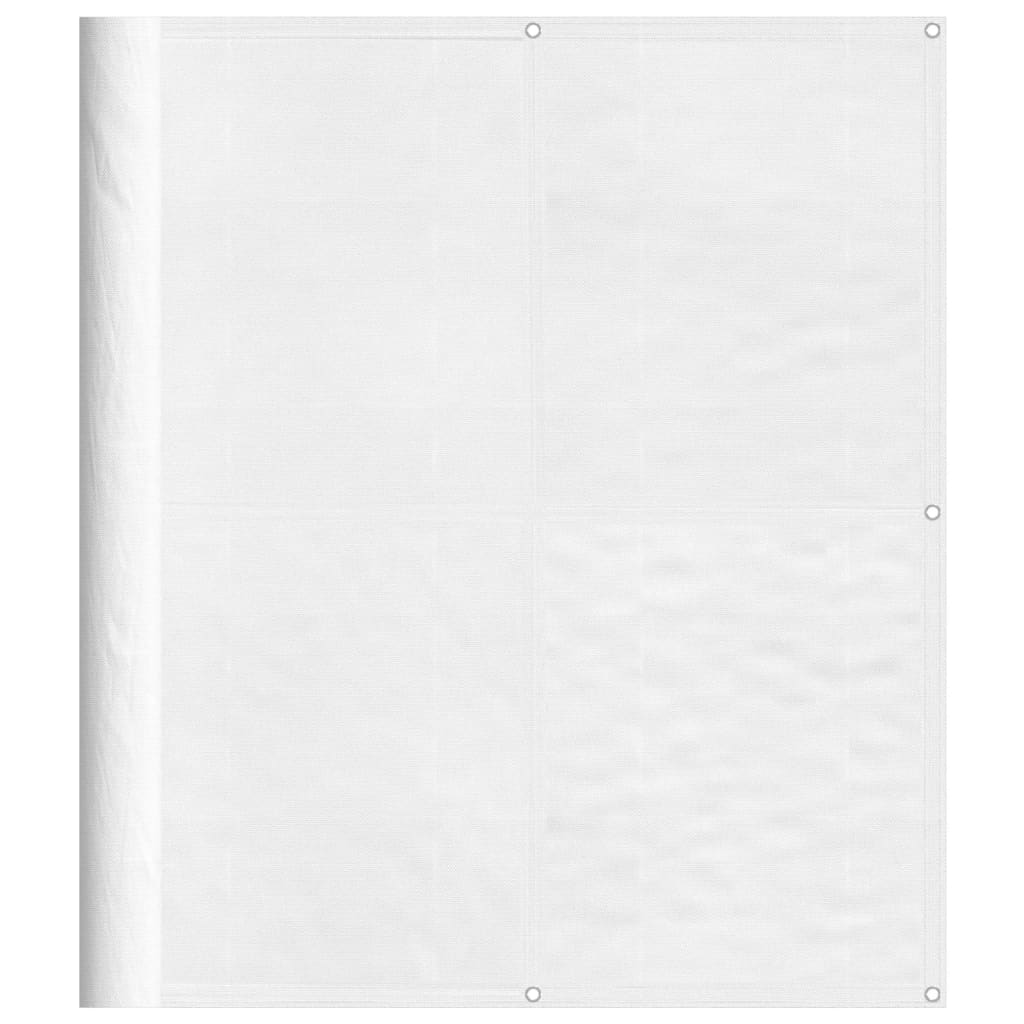 Balkonscherm 120X700 Cm 100% Polyester Oxford Wit