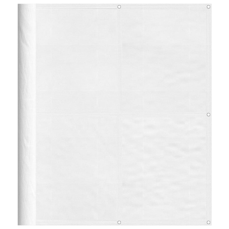 Balkonscherm 120X700 Cm 100% Polyester Oxford Wit