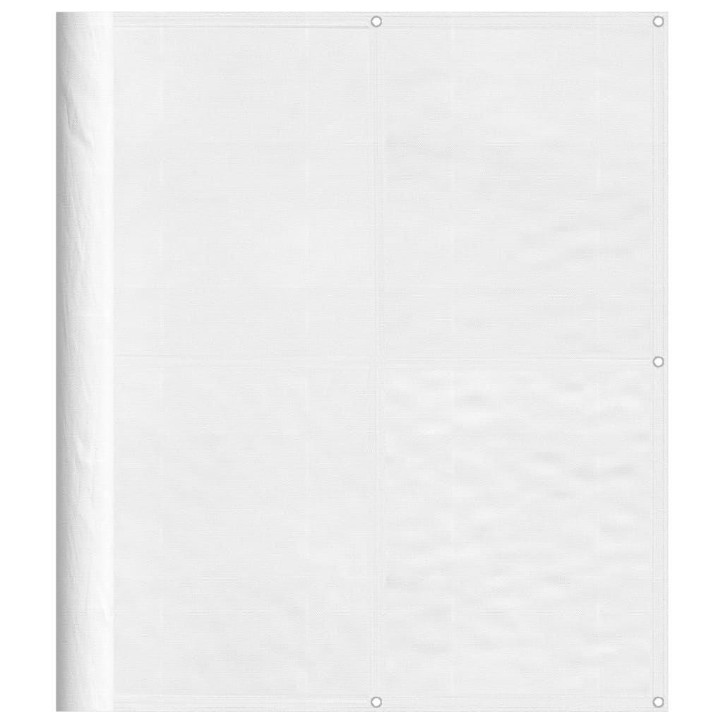 Balkonscherm 120X800 Cm 100% Polyester Oxford Wit