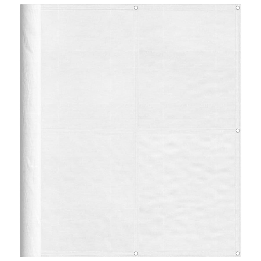 Balkonscherm 120X800 Cm 100% Polyester Oxford Wit