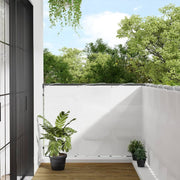 Balkonscherm 120x800 cm wit oxford polyester