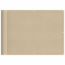 Balkonscherm 75X700 Cm 100% Polyester Oxford Beige