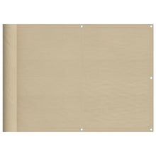 Balkonscherm 75X800 Cm 100% Polyester Oxford Beige