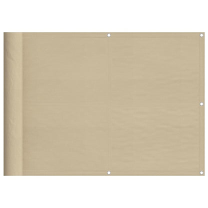 Balkonscherm 75X800 Cm 100% Polyester Oxford Beige