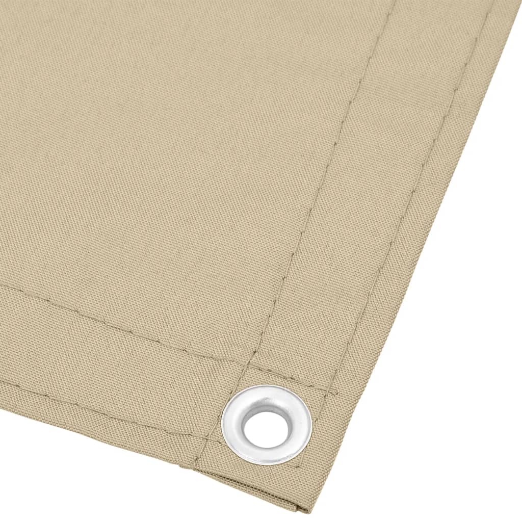 Balkonscherm 75X800 Cm 100% Polyester Oxford Beige