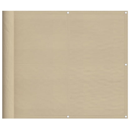 Balkonscherm 90X800 Cm 100% Polyester Oxford Beige
