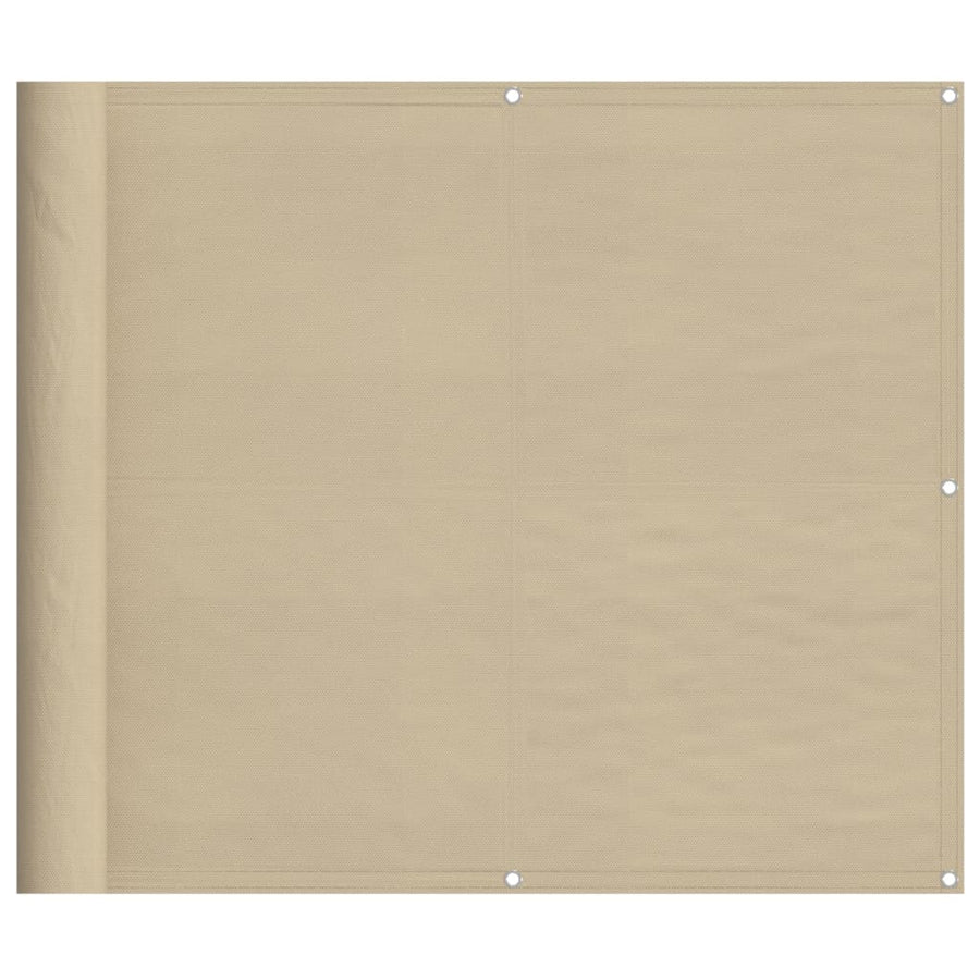 Balkonscherm 90X800 Cm 100% Polyester Oxford Beige