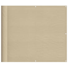 Balkonscherm 90X1000 Cm 100% Polyester Oxford Beige