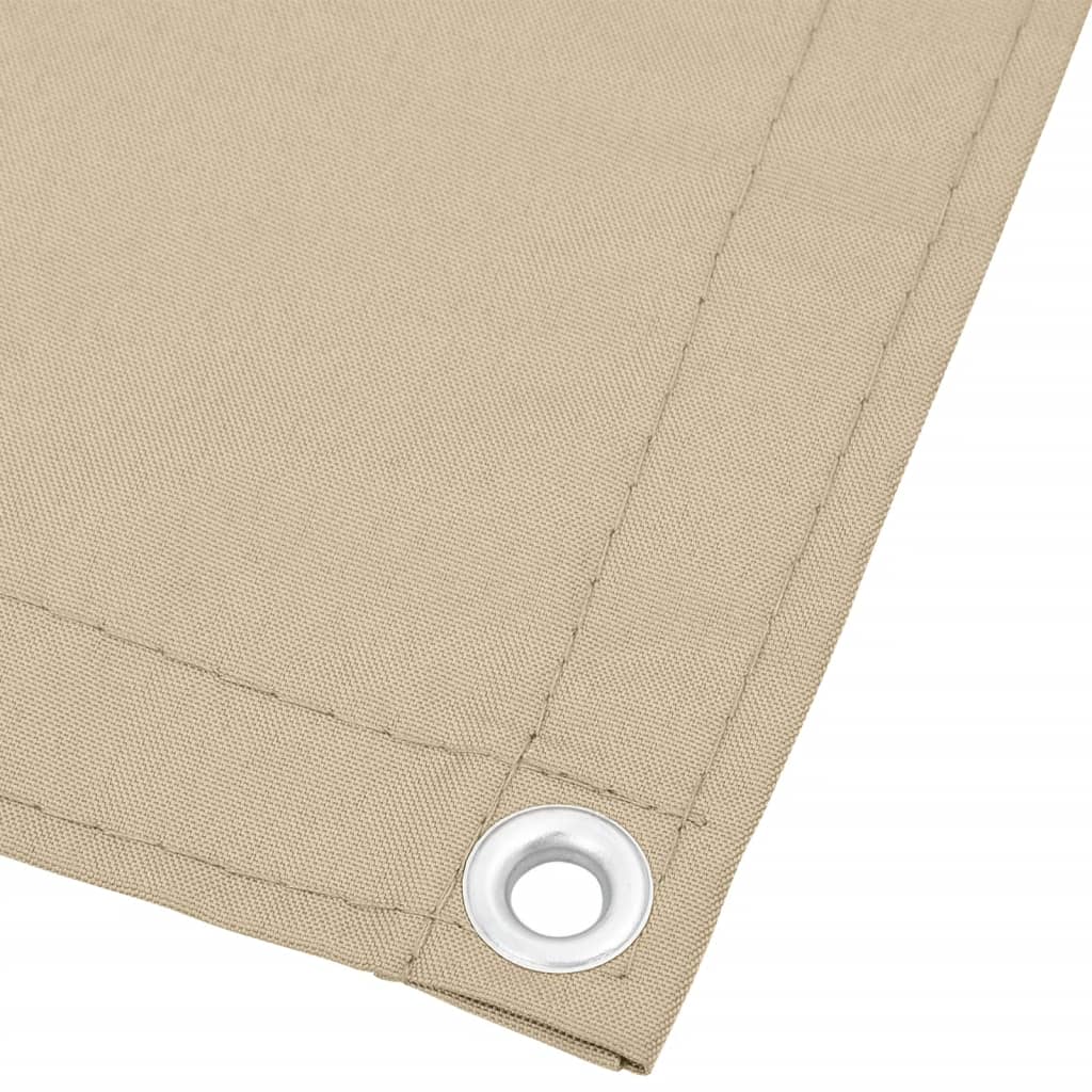 Balkonscherm 90X1000 Cm 100% Polyester Oxford Beige