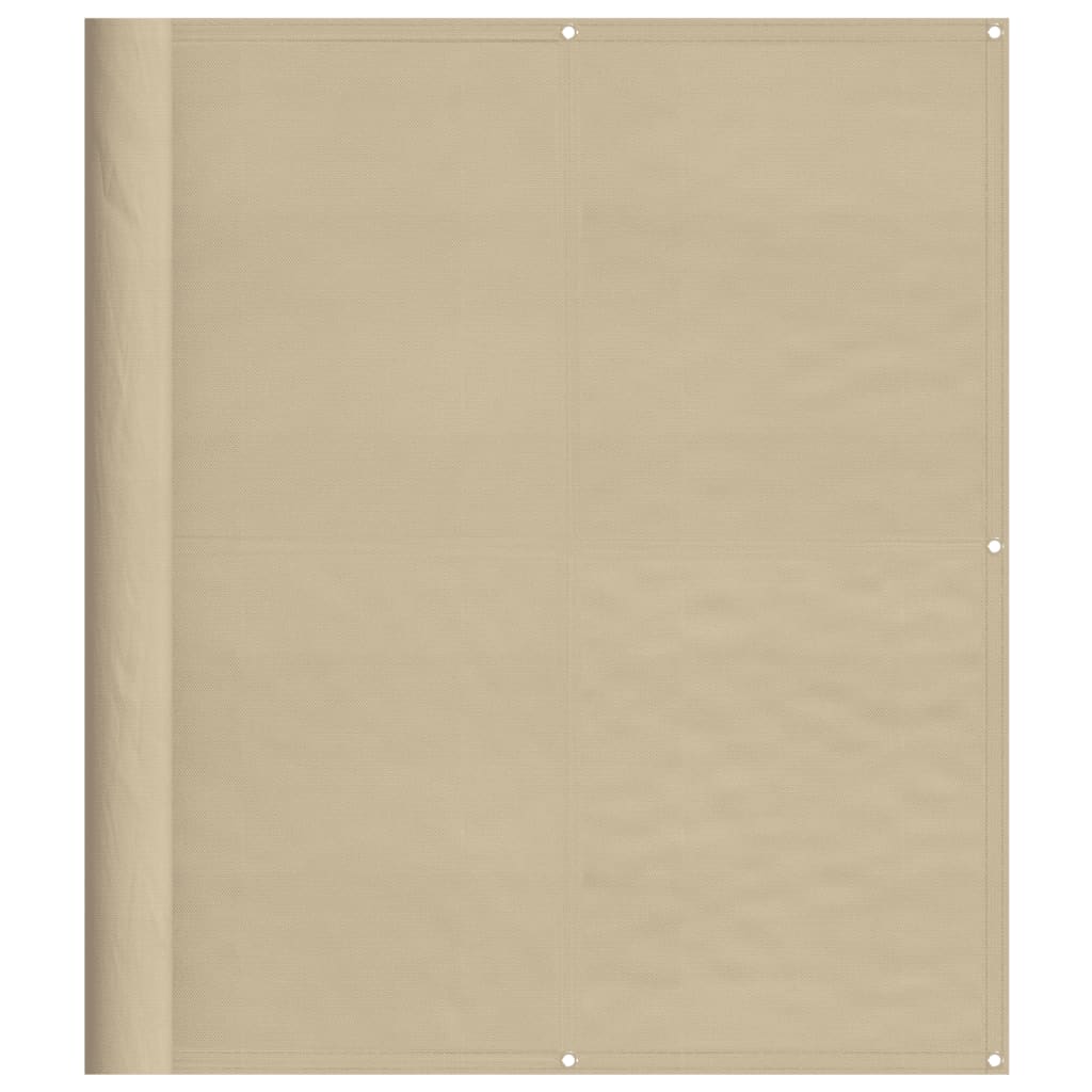 Balkonscherm 120X700 Cm 100% Polyester Oxford Beige