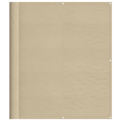 Balkonscherm 120X700 Cm 100% Polyester Oxford Beige