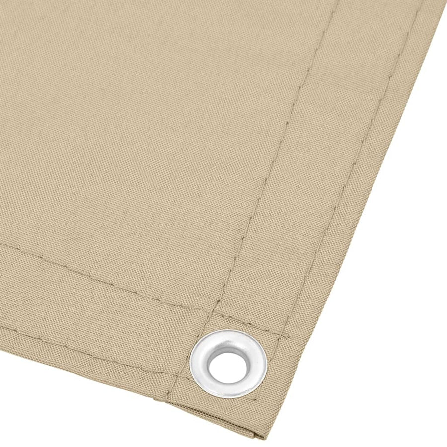 Balkonscherm 120X700 Cm 100% Polyester Oxford Beige
