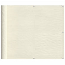 Balkonscherm 90X800 Cm 100% Polyester Oxford Crèmekleurig