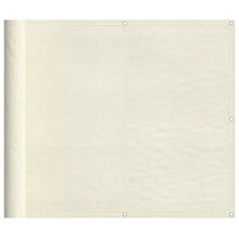 Balkonscherm 90X1000 Cm 100% Polyester Oxford Crèmekleurig