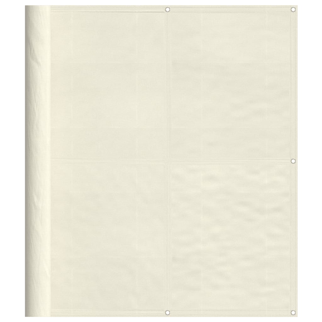 Balkonscherm 120X700 Cm 100% Polyester Oxford Crèmekleurig