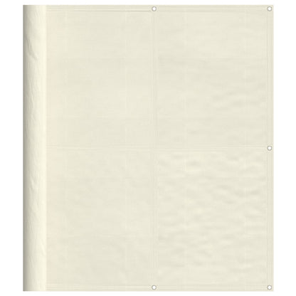 Balkonscherm 120X700 Cm 100% Polyester Oxford Crèmekleurig