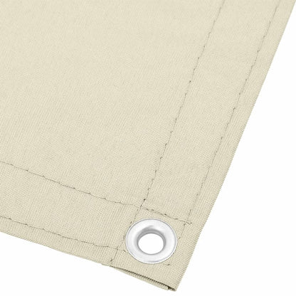 Balkonscherm 120X700 Cm 100% Polyester Oxford Crèmekleurig