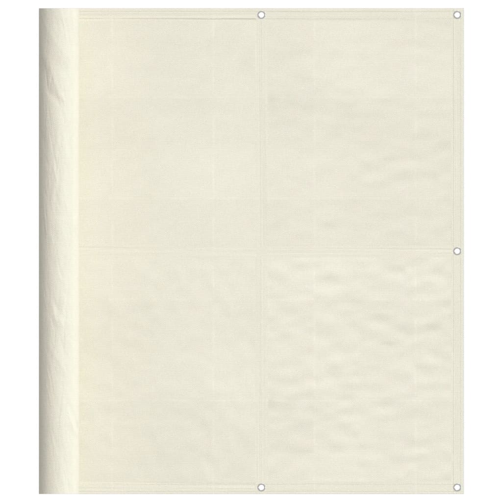 Balkonscherm 120X800 Cm 100% Polyester Oxford Crèmekleurig