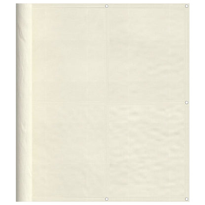 Balkonscherm 120X800 Cm 100% Polyester Oxford Crèmekleurig