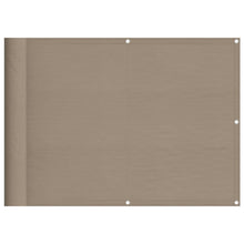 Balkonscherm 75X700 Cm 100% Polyester Oxford Taupe