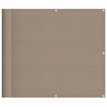 Balkonscherm 90X800 Cm 100% Polyester Oxford Taupe