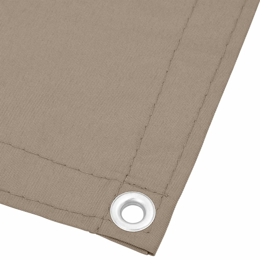 Balkonscherm 120X700 Cm 100% Polyester Oxford Taupe