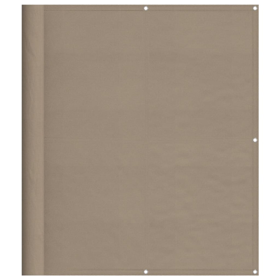 Balkonscherm 120X800 Cm 100% Polyester Oxford Taupe