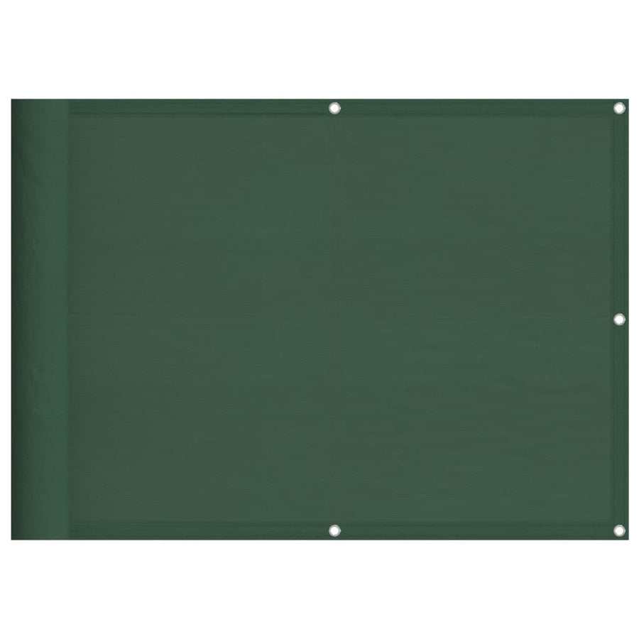 Balkonscherm 75X700 Cm 100% Polyester Oxford Donkergroen