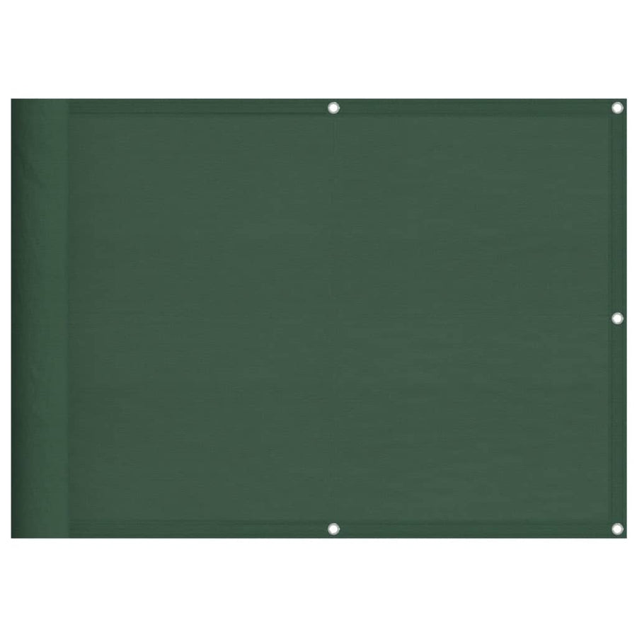 Balkonscherm 75X800 Cm 100% Polyester Oxford Donkergroen