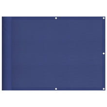 Balkonscherm 75X700 Cm 100% Polyester Oxford Blauw