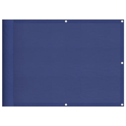 Balkonscherm 75X700 Cm 100% Polyester Oxford Blauw