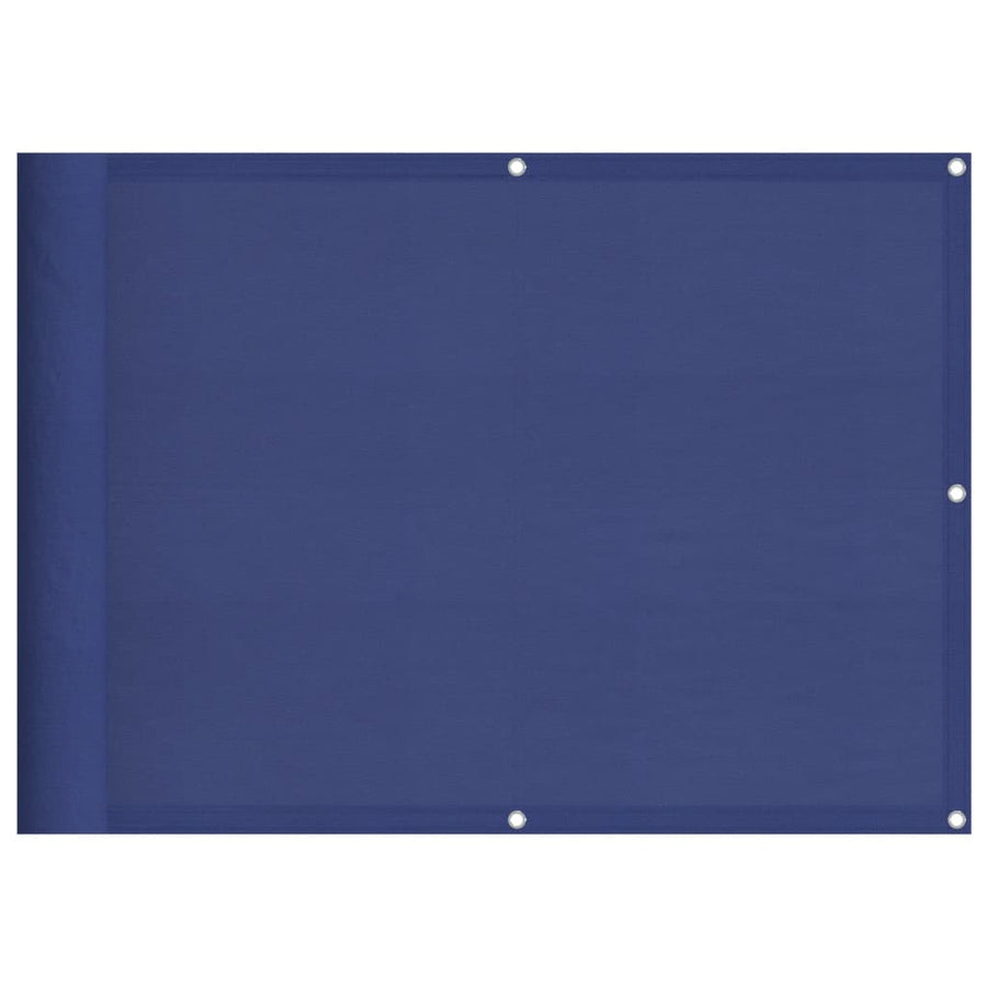 Balkonscherm 75X700 Cm 100% Polyester Oxford Blauw