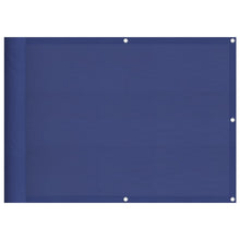 Balkonscherm 75X800 Cm 100% Polyester Oxford Blauw