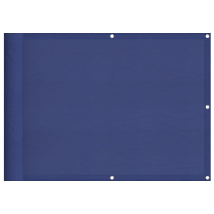 Balkonscherm 75X800 Cm 100% Polyester Oxford Blauw
