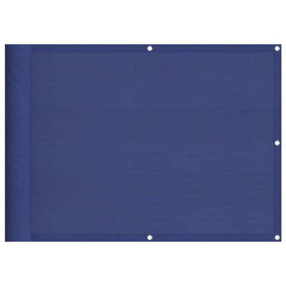 Balkonscherm 75X1000 Cm 100% Polyester Oxford Blauw