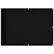 Balkonscherm 75X800 Cm 100% Polyester Oxford Zwart