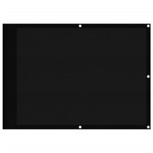 Balkonscherm 75X1000 Cm 100% Polyester Oxford Zwart